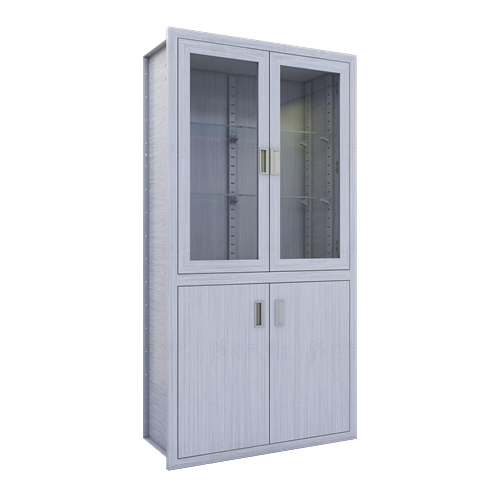 上玻璃开门下开门柜