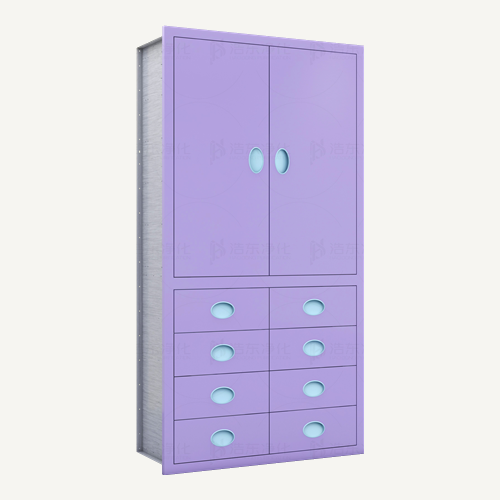 上开门下八抽屉柜