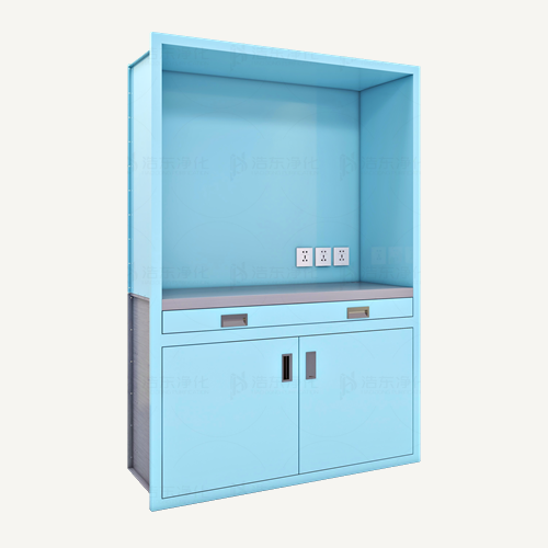 上空柜中拉板下开门电脑柜