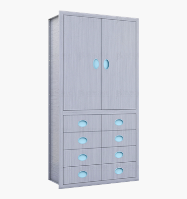 上开门下八抽屉柜