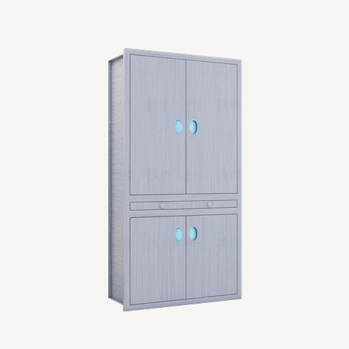 上下开门中拉板柜