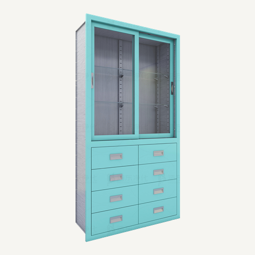 上移门下八抽屉柜