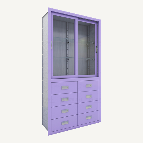 上移门下八抽屉柜