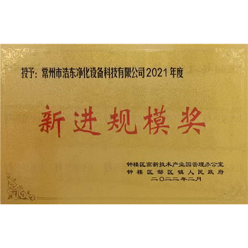 新进规模奖